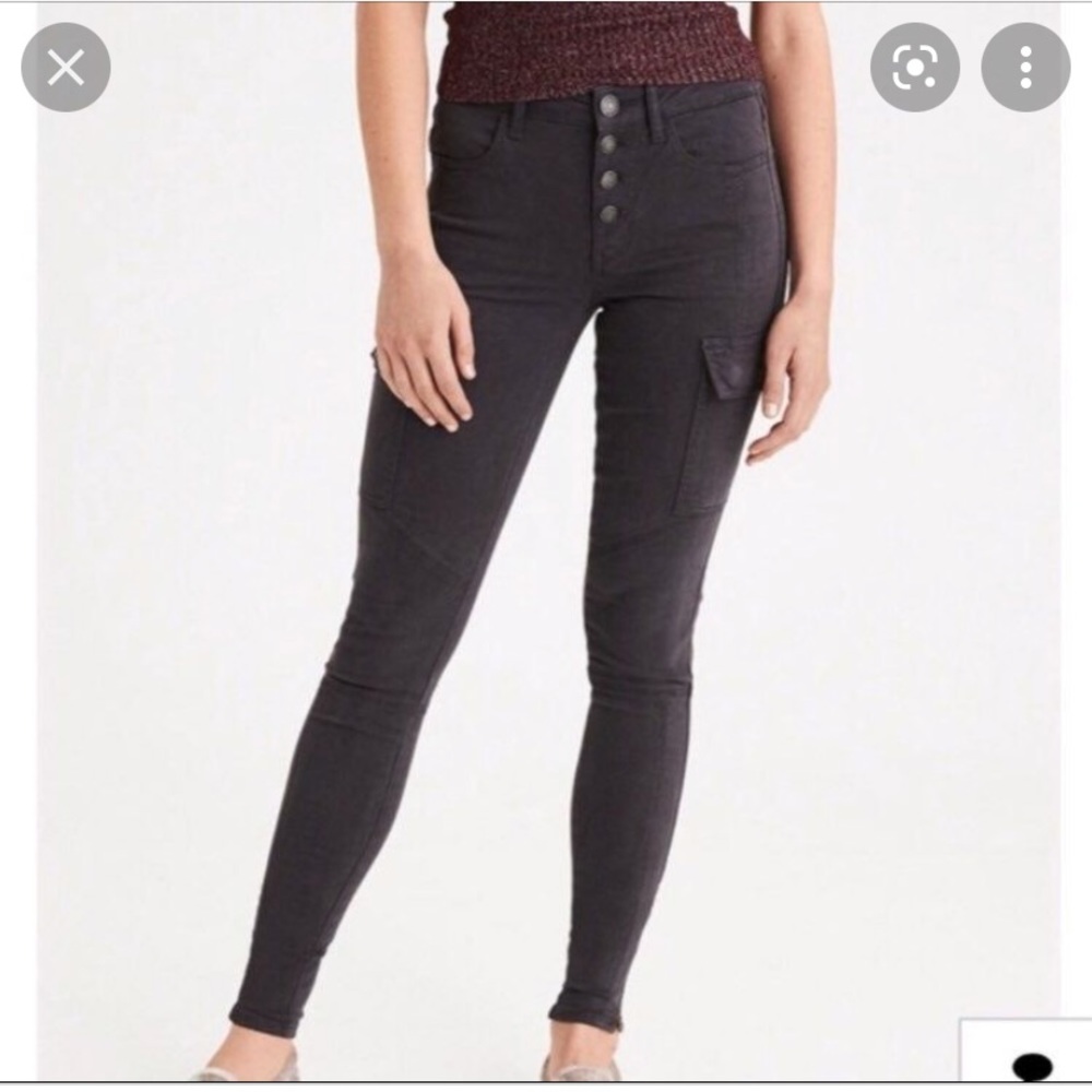 AEO Cargo Skinny Jeans